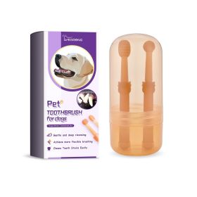 Yegbong Pet Toothbrush For Dogs, Pet Oral Cleaning Dental Stains Dental Care