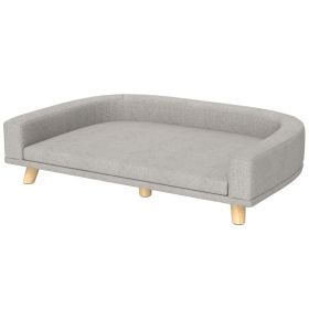Dog Sofa Couch Bed with Washable Cushion for Large Dogs, Gray (Option: Gray-780x175x650 mm)