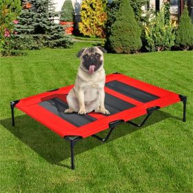 Give your dog the comfort they deserve with this Elevated Dog Bed. For XXL dogs less than 31.5" in length and under 110 lbs. (Option: Red)