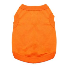Cotton Dog Tank (Color: Sunset Orange, Size: X-Small)