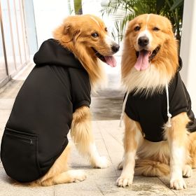 Pet Hoodie For Small Medium Large Dogs; Soft Fleece Dog Clothes With Hat & Pocket; Pet Winter Apparel (Color: Red, Size: S)