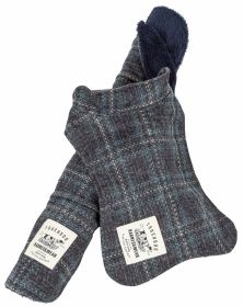 Touchdog 2-In-1 Windowpane Plaided Dog Jacket With Matching Reversible Dog Mat (Size: Medium)