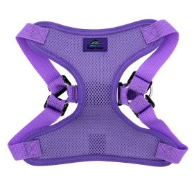 Wrap and Snap Choke Free Dog Harness by Doggie Design (Color: Paisley Purple, Size: Medium)