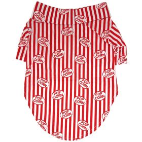 Hawaiian Camp Shirt (Color: Movie Theater Popcorn Box, Size: Small)