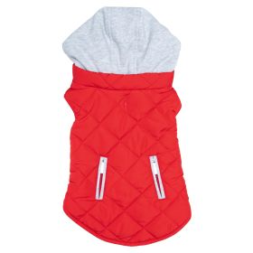 Weekender Dog Sweatshirt Hoodie (Color: Red, Size: Medium)