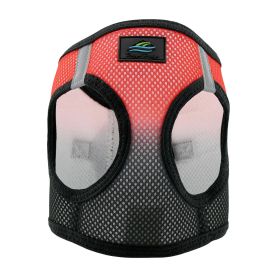 American River Choke Free Dog Harness Ombre Collection (Color: Midnight Red, Size: 2X-Large)