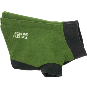 Highline Fleece Dog Coat (Color: Two Tone Green, Size: Size 16LC)