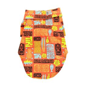 Hawaiian Camp Shirt (Color: Tiki, Size: Medium)