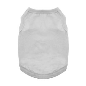 Cotton Dog Tank (Color: Glacier Gray, Size: Medium)